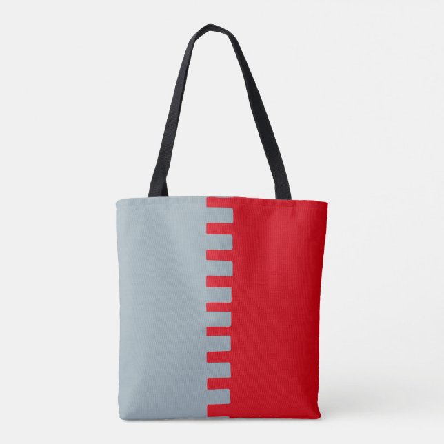 Bolso De Tela Estilo ROJO (Reverso)