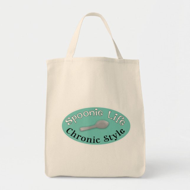 Bolso De Tela Estilo Spoonie - Verde Diner (Frente)
