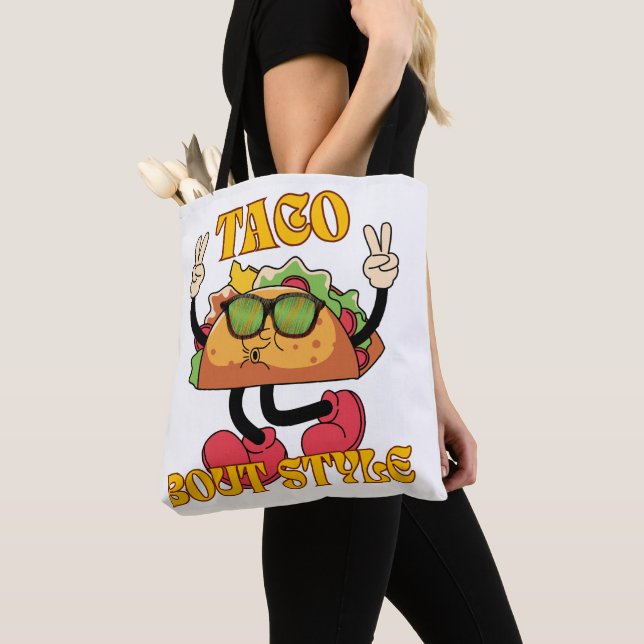 Bolso De Tela Estilo Taco Bout (Detalle)