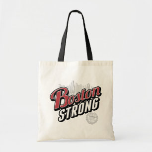 Bolso De Tela Estilo tipográfico fuerte de Boston