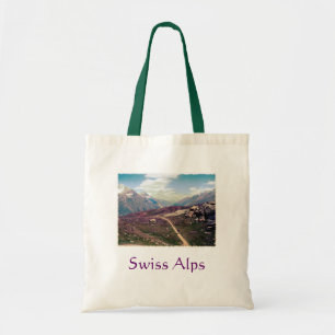 Bolso De Tela Estilo vintage Alpine View Tote Bag