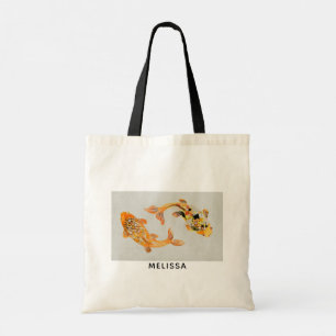 Bolso De Tela Estiloso Koi Fish
