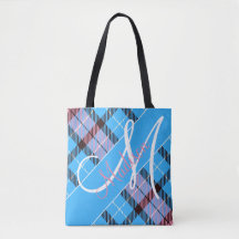 Estiloso Tartán de Cuadros Rosa y Azul | Agrega Tu