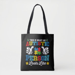 Bolso De Tela Esto Es Lo Que Parece Una Persona Autista Autismo