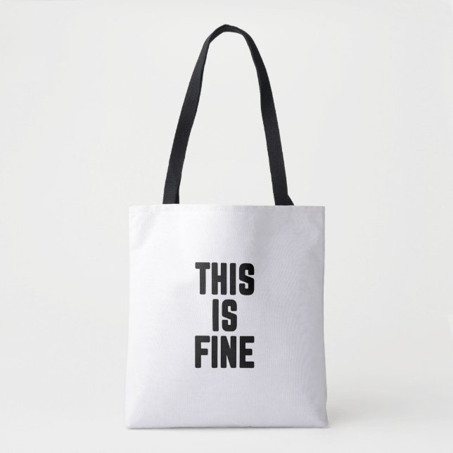 Bolso De Tela Esto está bien (Anverso)