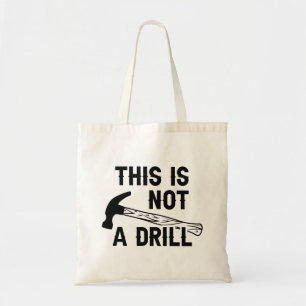 Bolso De Tela Esto No Es Una Perforación