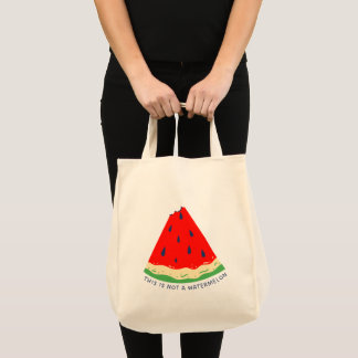Bolso De Tela Esto no es una sandía