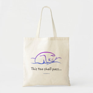 Bolso De Tela Esto también pasará con totes de perro