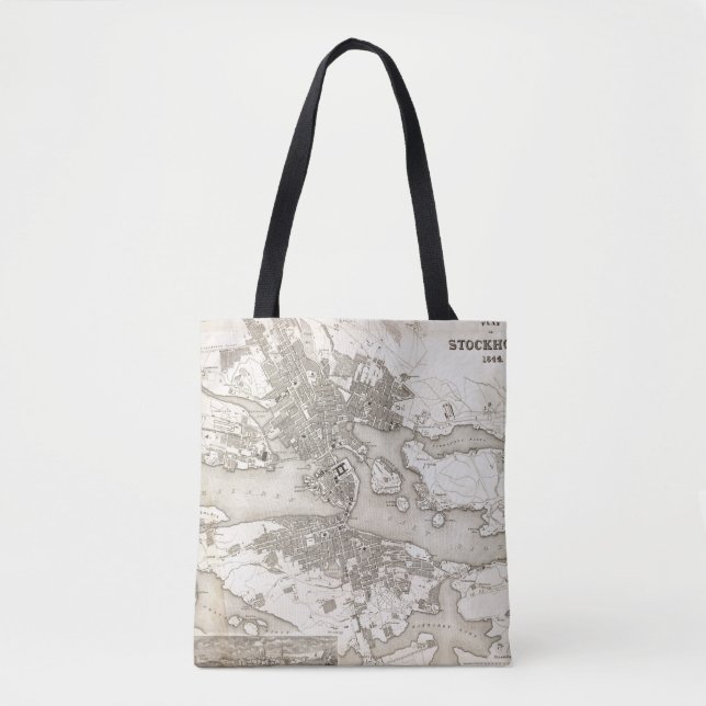 Bolso De Tela Estocolmo, Suecia (Anverso)