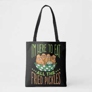 Bolso De Tela Estoy aquí para comer todas las pollas fritas