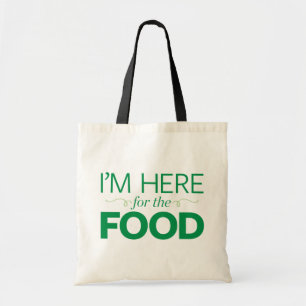 Bolso De Tela Estoy aquí para la comida