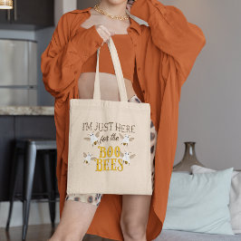 Bolso De Tela Estoy Aquí Solo por las Abejas Boo Divertido Hallo