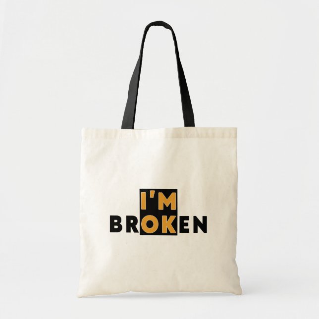 BOLSO DE TELA ESTOY BIEN (Frente)