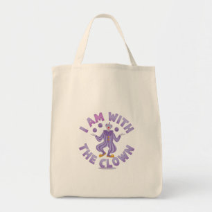 Bolso De Tela Estoy con el payaso espeluznante y divertida Hallo