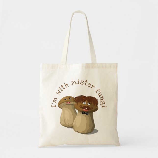 Bolso De Tela Estoy con señor Fungi (Frente)