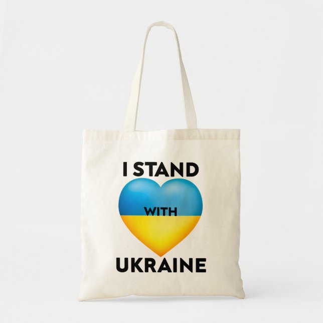 Bolso De Tela Estoy Con Ucrania, Apoyamos A Ucrania (Frente)