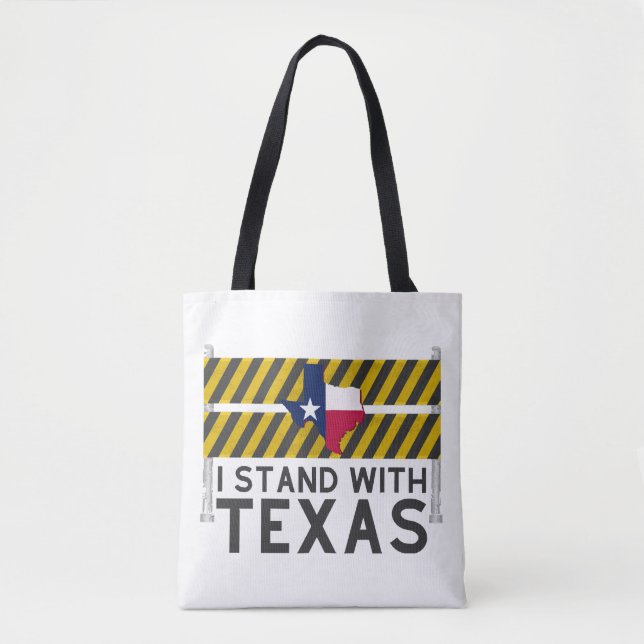 Bolso De Tela Estoy De Acuerdo Con Texas (Anverso)