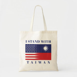 Bolso De Tela Estoy de pie con Taiwán
