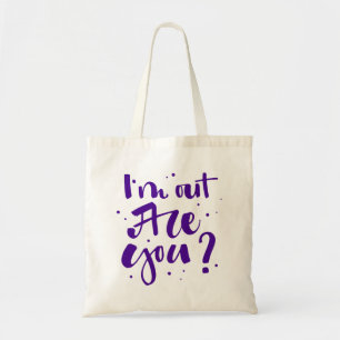 Bolso De Tela Estoy fuera, ¿eres tú?