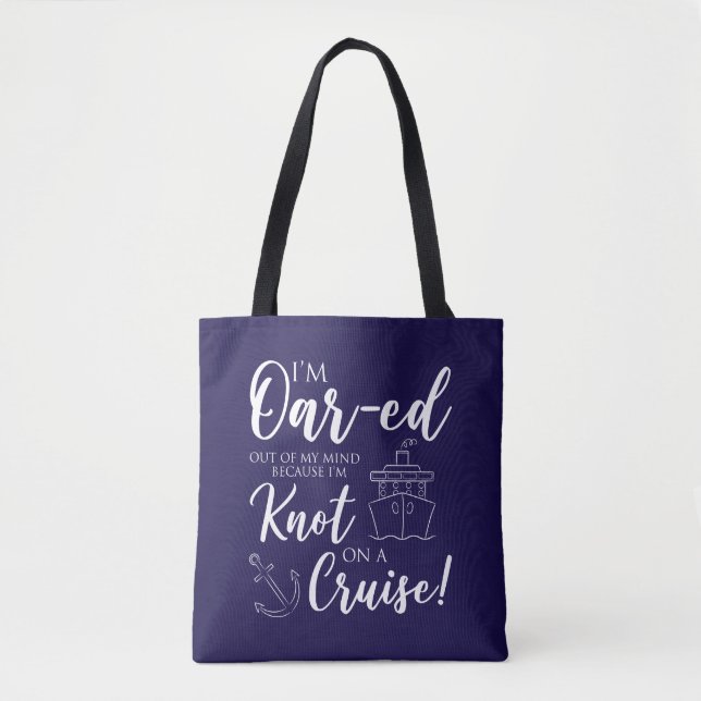 Bolso De Tela Estoy harto de mi mente Naurical (Anverso)