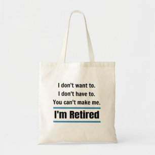 Bolso De Tela Estoy Jubilado Regalo Divertido Humor