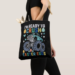 Bolso De Tela Estoy Listo Para Aplastar Huevos De Pascua Camión