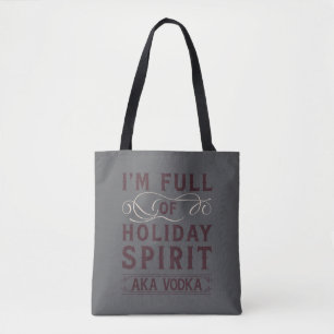 Bolso De Tela Estoy lleno de espíritu navideño, también conocido
