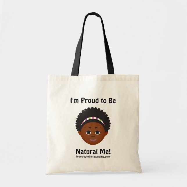 Bolso De Tela ¡Estoy orgulloso de ser natural de mí! (Frente)