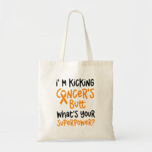 Bolso De Tela Estoy Pateando Cáncer Pero Concienciación Sobre Le