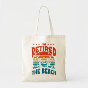 Bolso De Tela Estoy Retirado, Me Puedes Encontrar En La Playa Vi