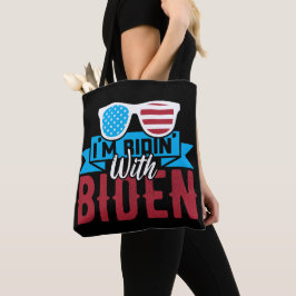 Bolso De Tela Estoy Ridin con Biden