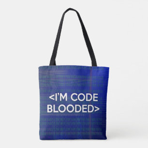 BOLSO DE TELA ESTOY SEDIENTO DE CÓDIGO