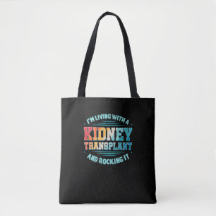 Bolso De Tela Estoy viviendo con un trasplante de riñón