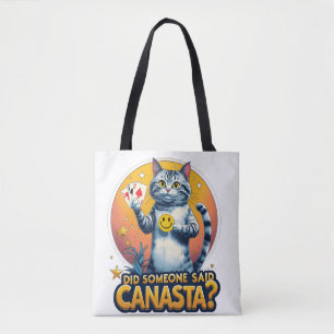 Bolso De Tela Estrategia de juego de cartas de canasta