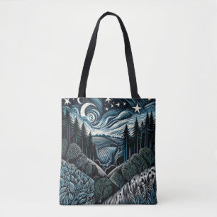 Bolso De Tela Estrella