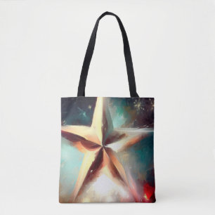 Bolso De Tela Estrella 2 navidades