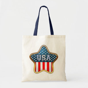 Bolso De Tela Estrella americana
