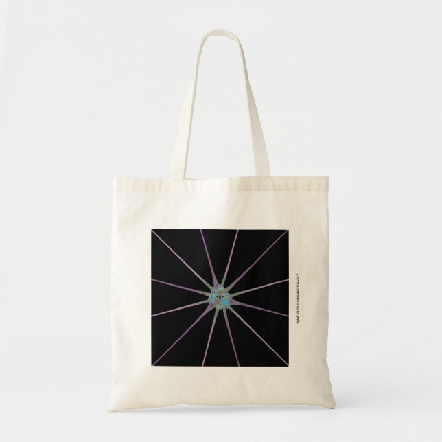 Bolso De Tela Estrella Brillante (Frente)
