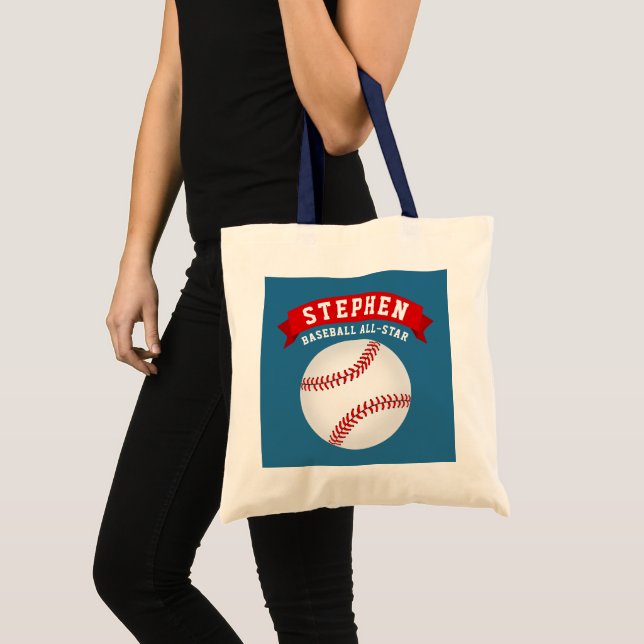 Bolso De Tela Estrella de Béisbol (Anverso (producto))