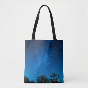 Bolso De Tela Estrella de cielo estrellado de vía lechosa