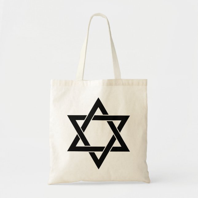 Bolso De Tela Estrella de David (Frente)