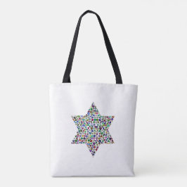 Bolso De Tela Estrella de David