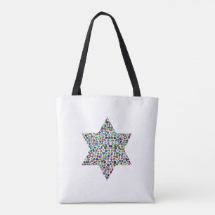 Bolso De Tela Estrella de David