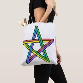 Bolso De Tela Estrella de ilusión óptica