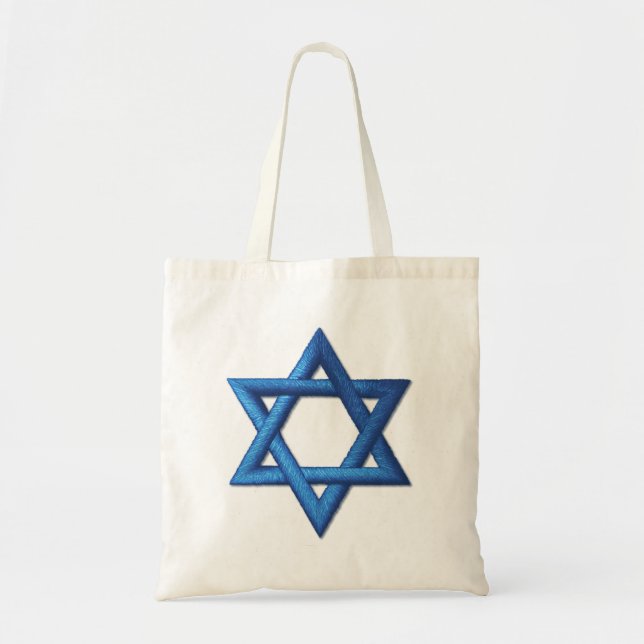 Bolso De Tela Estrella de judío israelí de David (Frente)