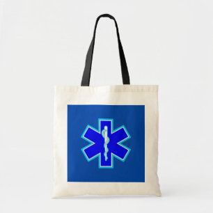 Bolso De Tela Estrella de los servicios médicos de la emergenci