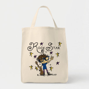 Bolso De Tela Estrella de rock de Brunette