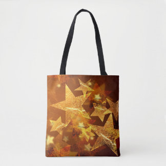 Bolso De Tela Estrella dorada