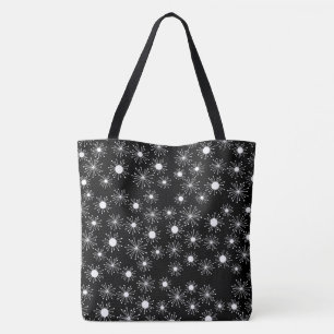 Bolso De Tela Estrella Explosiva Retro de Mediados de Siglo