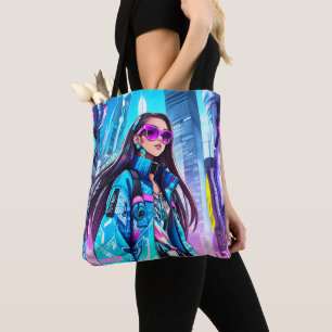 Bolso De Tela Estrella pop futurista 0002